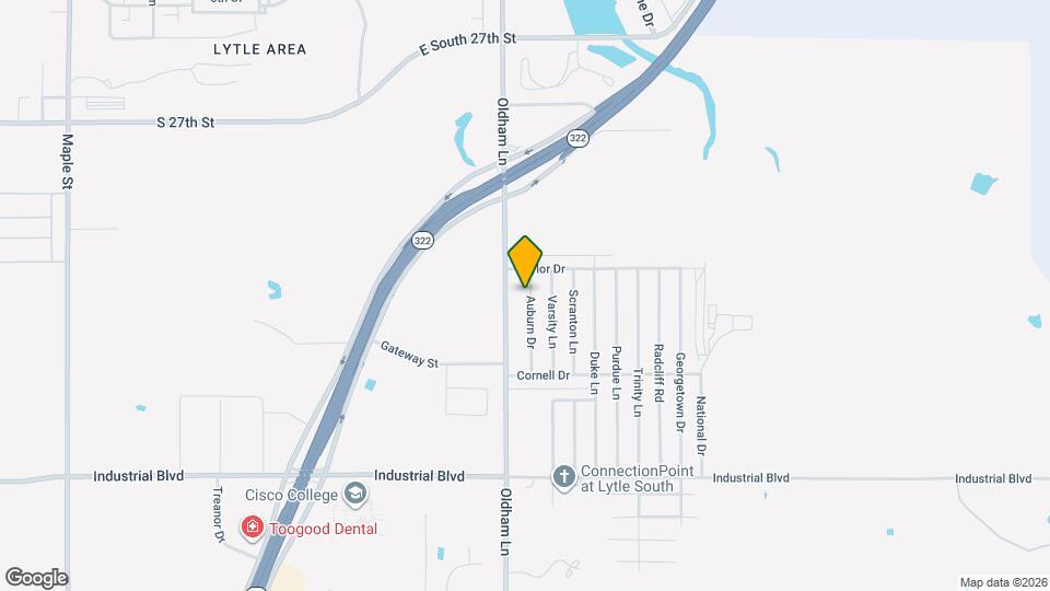 3634 Auburn Dr Map and Location Details