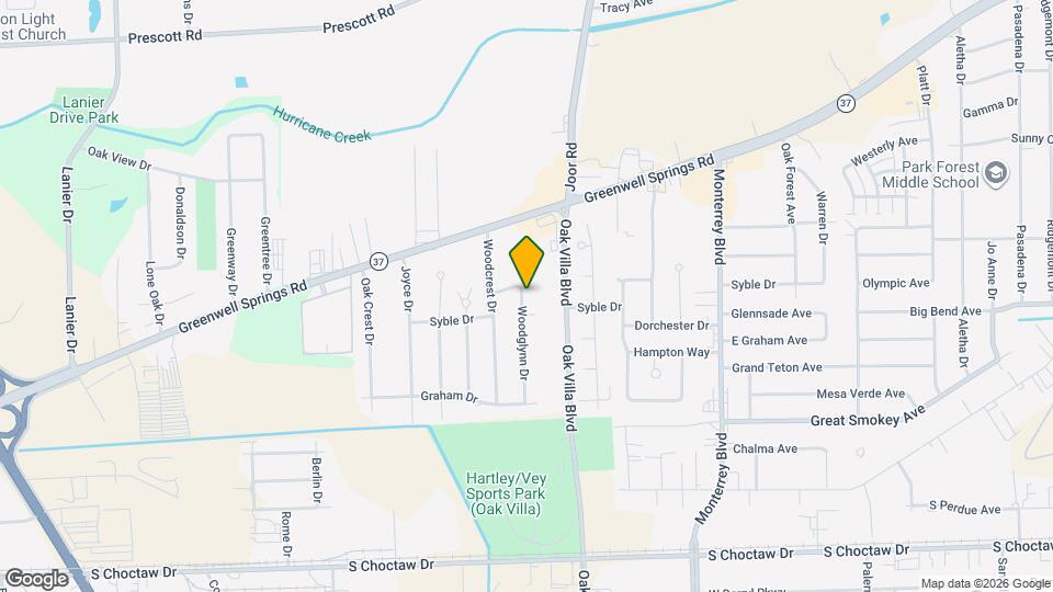 3250 Woodglynn Dr Map and Location Details