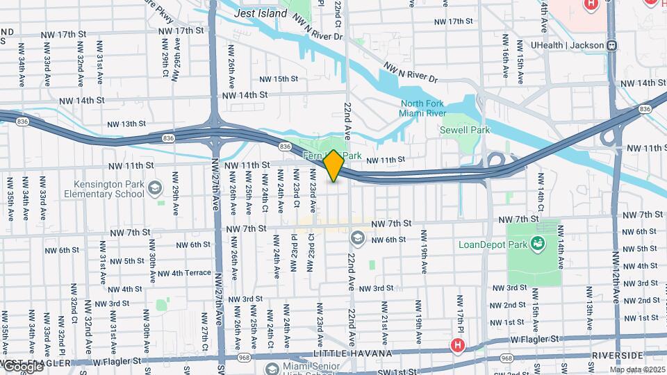 920 NW 22nd Ct Map and Location Details