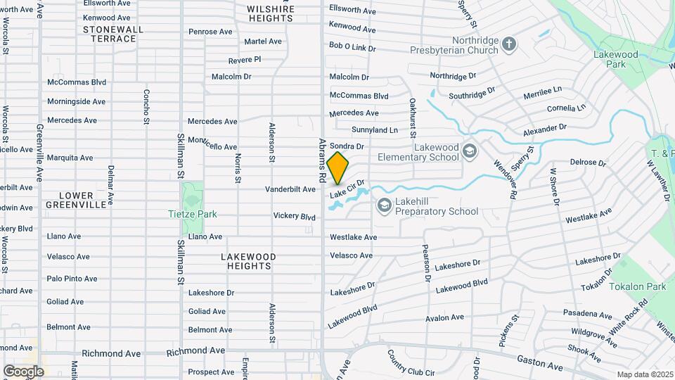 6421 Lake Cir Dr Map and Location Details