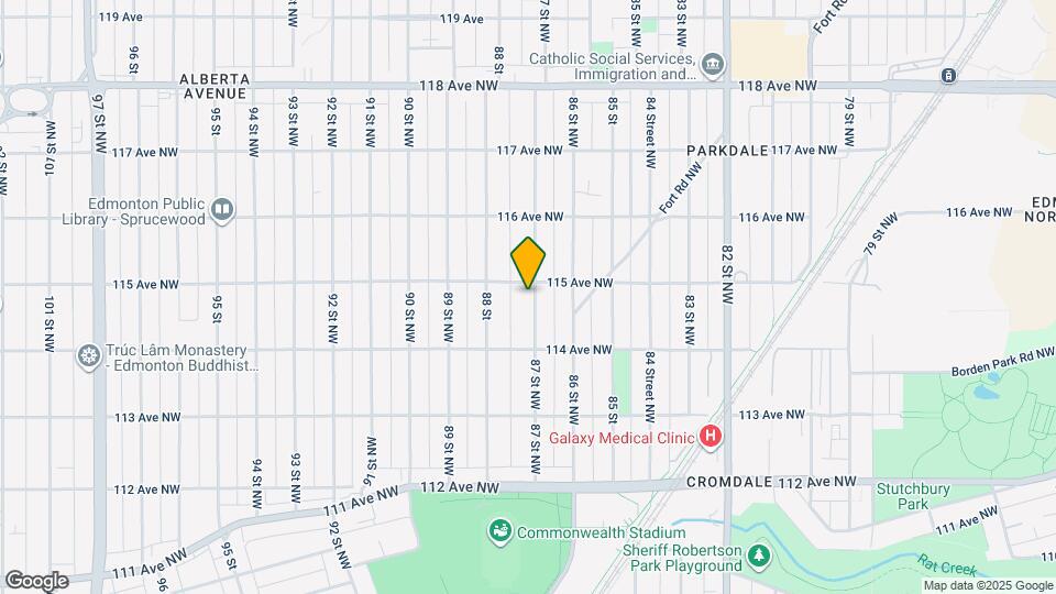 11440-11487 87 St NW Map and Location Details
