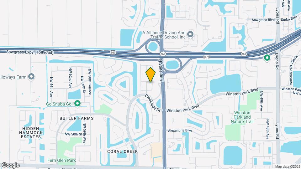 5350 NW 57th Ave Map and Location Details