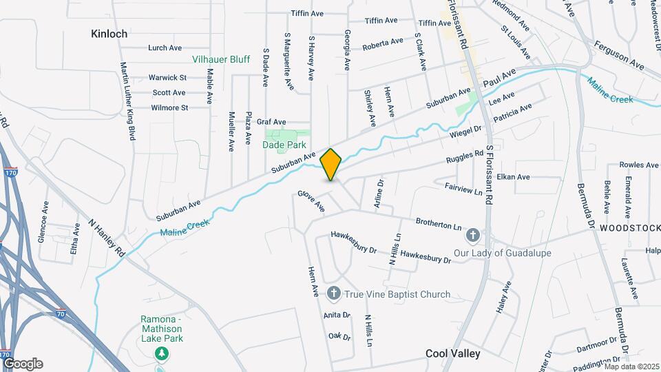 8301 Edna Ave Map and Location Details
