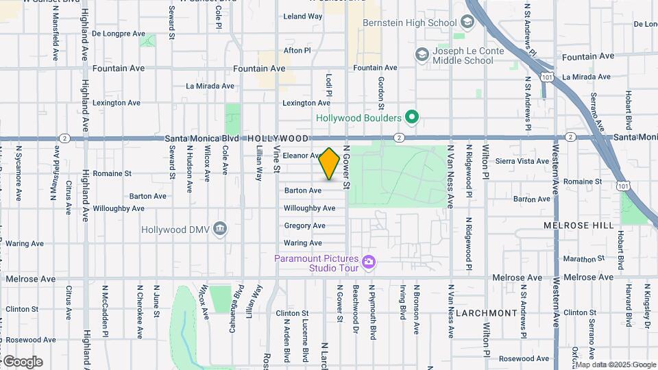 5933 Barton Ave Map and Location Details