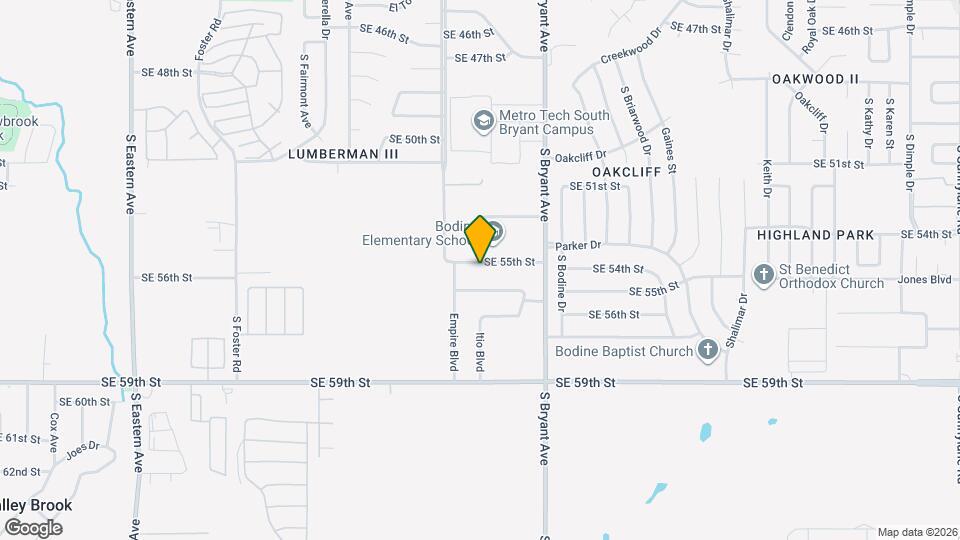 2820 SE 55th St Map and Location Details