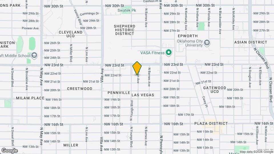 2236 NW 22nd St Map and Location Details