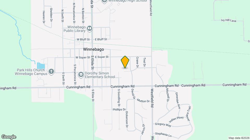 404 Mallard Rd Map and Location Details