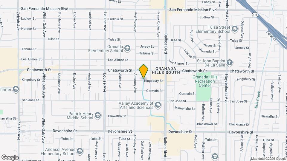 17095 Kingsbury St Map and Location Details