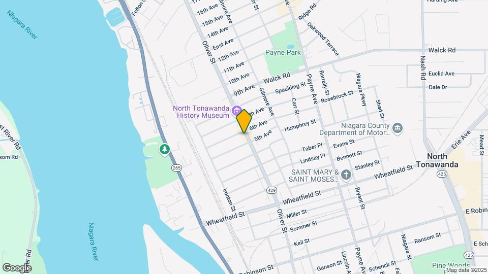 668 Oliver St Mapa y Detalles de la Ubicación
