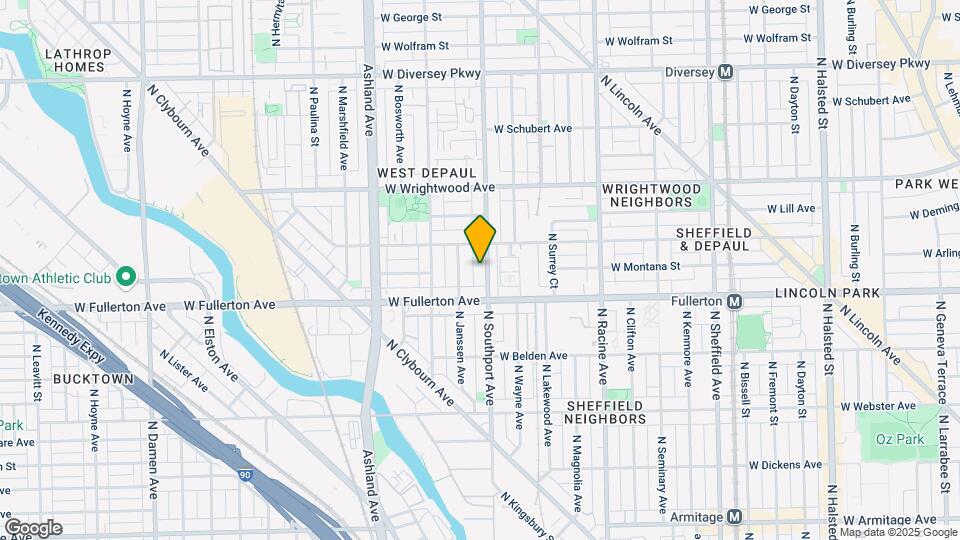 2430 N Southport Ave, Unit 2R Map and Location Details