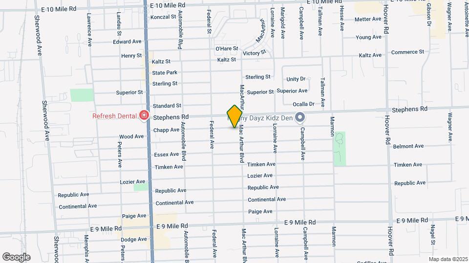 8508 Chapp Ave Map and Location Details