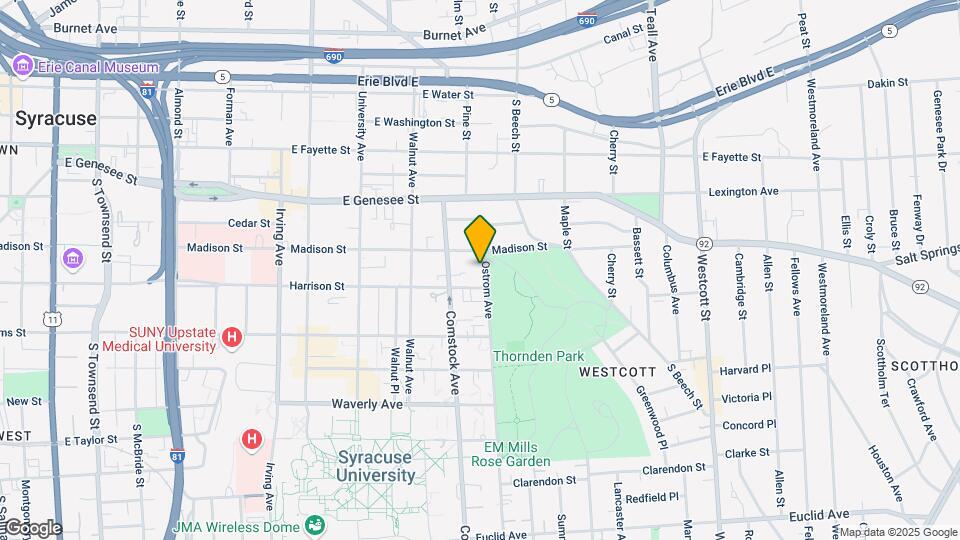 216 Ostrom Ave Map and Location Details