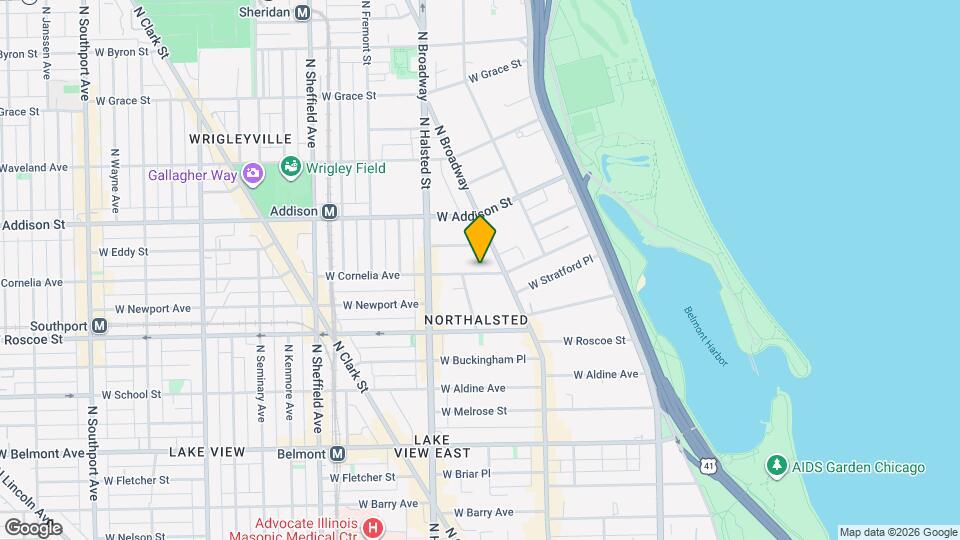 700 W Cornelia Ave, Unit J06W Map and Location Details
