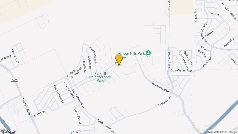 4598 Alamo Canyon Cir Map and Location Details