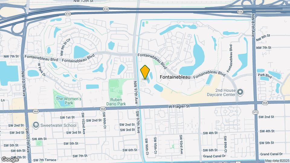 9688 Fontainebleau Blvd, Unit 706 Map and Location Details