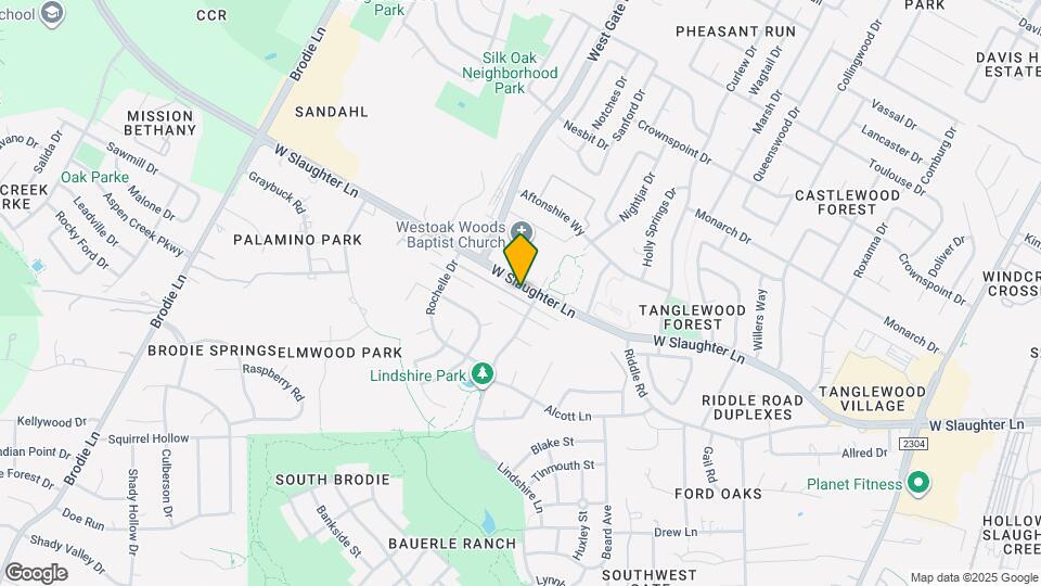 2905 W Slaughter Ln Map and Location Details