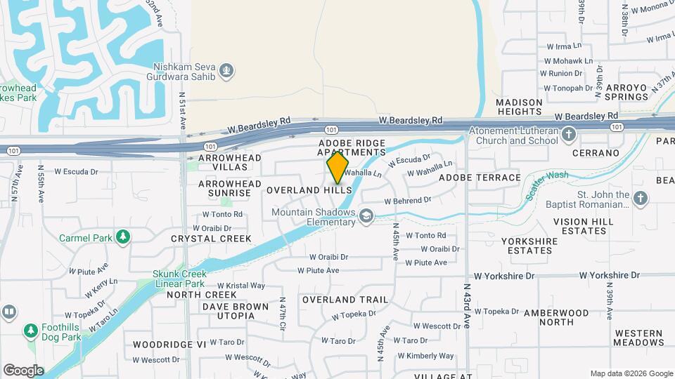 19826 N 46th Ave Map and Location Details