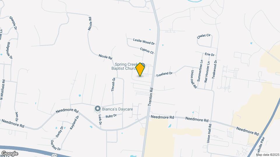 433 Caney Ln Map and Location Details