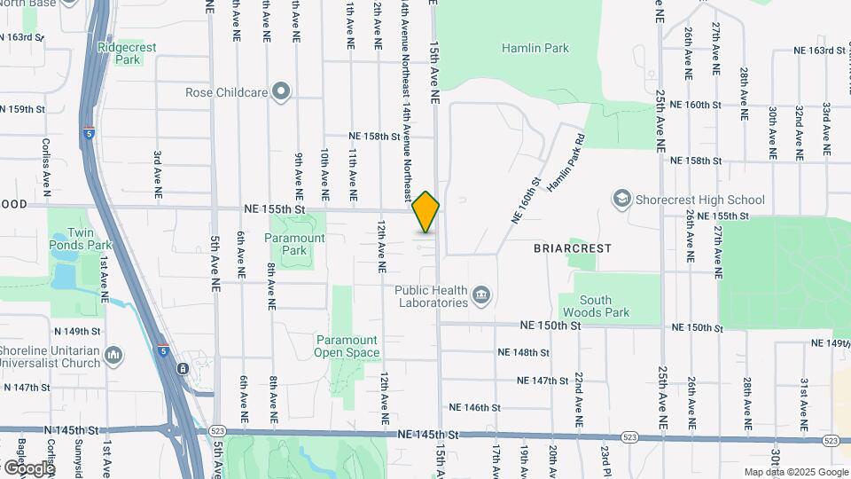 15313 15th Ave NE Mapa y Detalles de la Ubicación