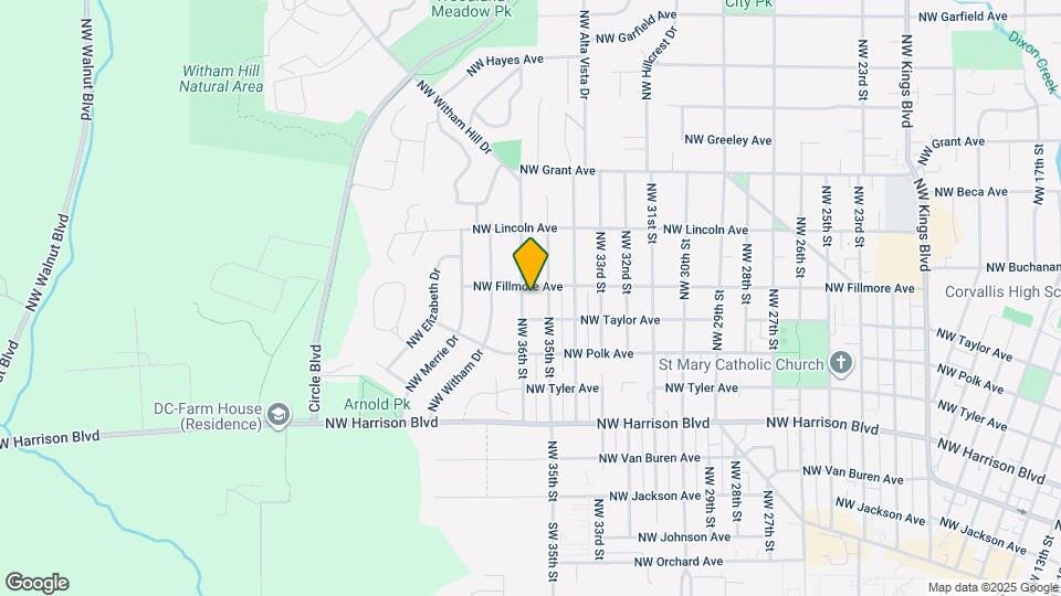 733 NW 36th St Map and Location Details