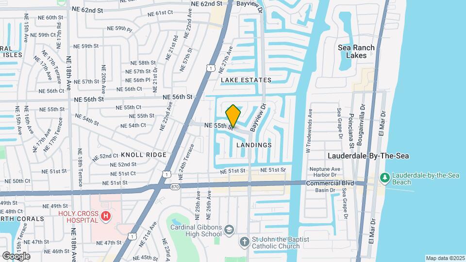 2830 NE 55th St Map and Location Details