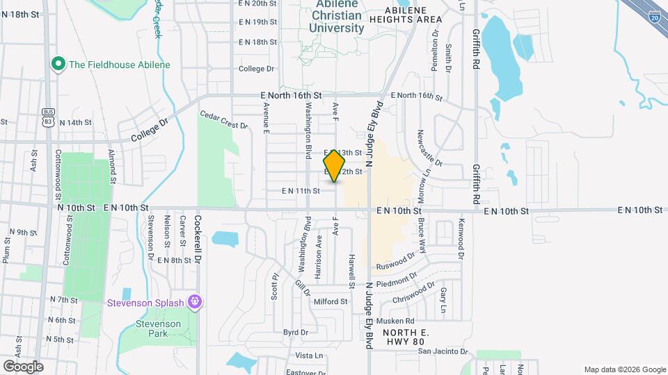 858 E N 11th St Map and Location Details