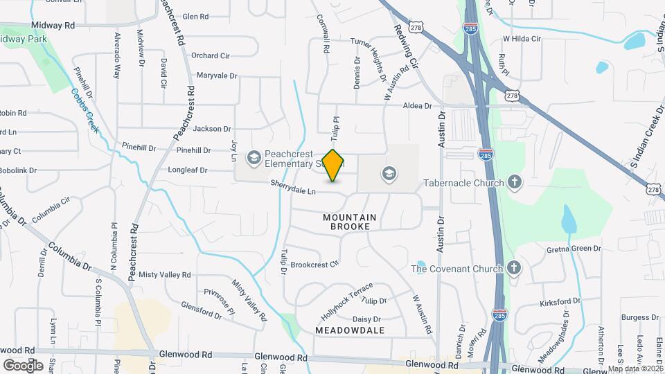 3645 Sherrydale Ln Map and Location Details