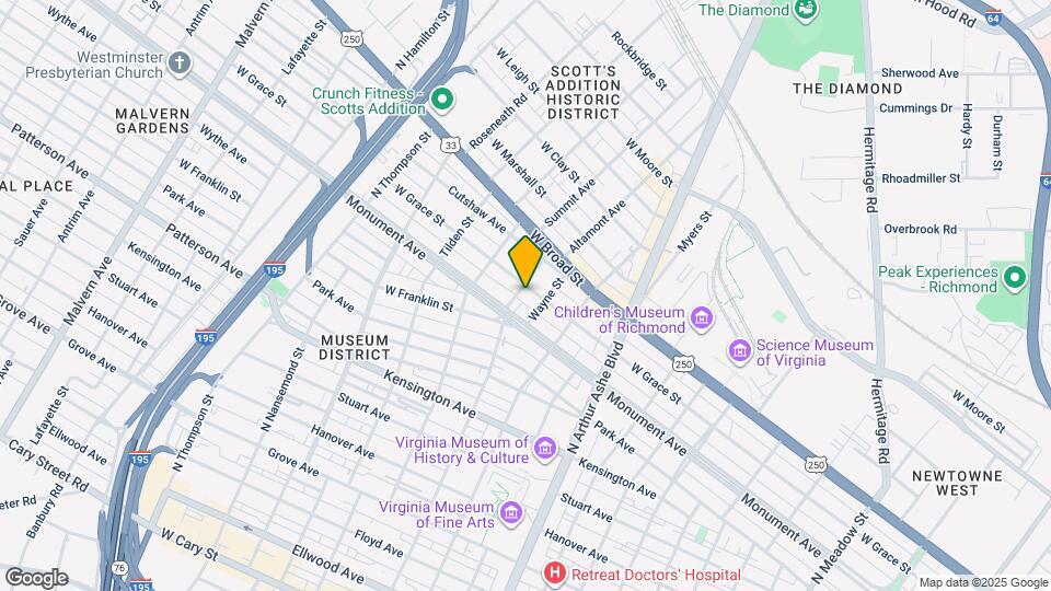 3015 W Grace St Mapa y Detalles de la Ubicación