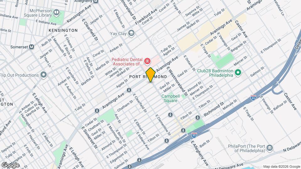 2406 E Allegheny Ave Map and Location Details