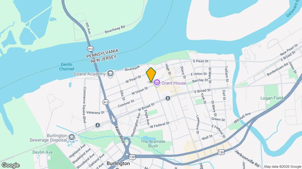 103 W Union St Map and Location Details