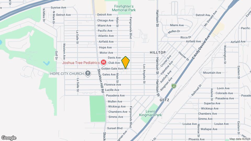 2028 Golden Gate Ave Map and Location Details