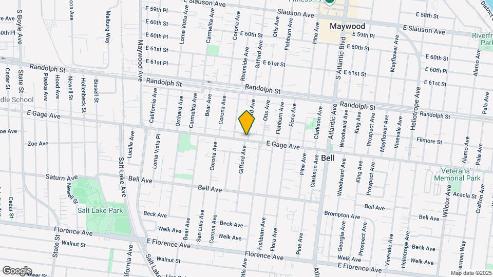 4077 Gage Ave Mapa y Detalles de la Ubicación