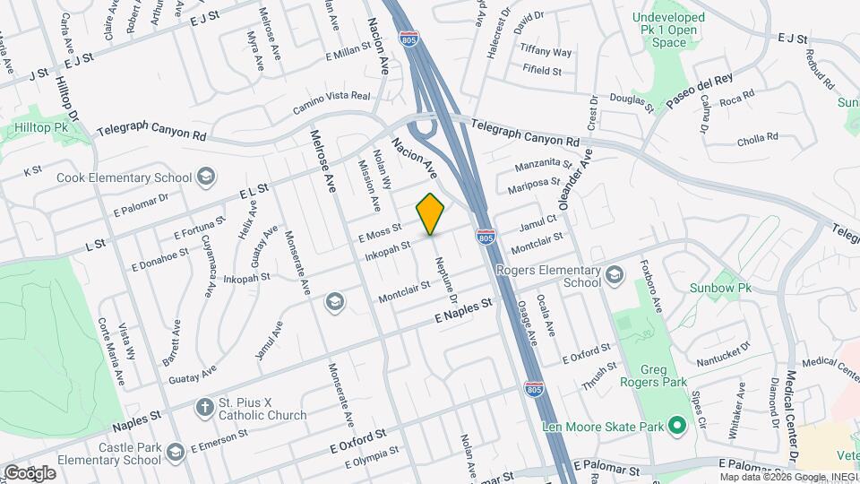 362 Inkopah St Map and Location Details