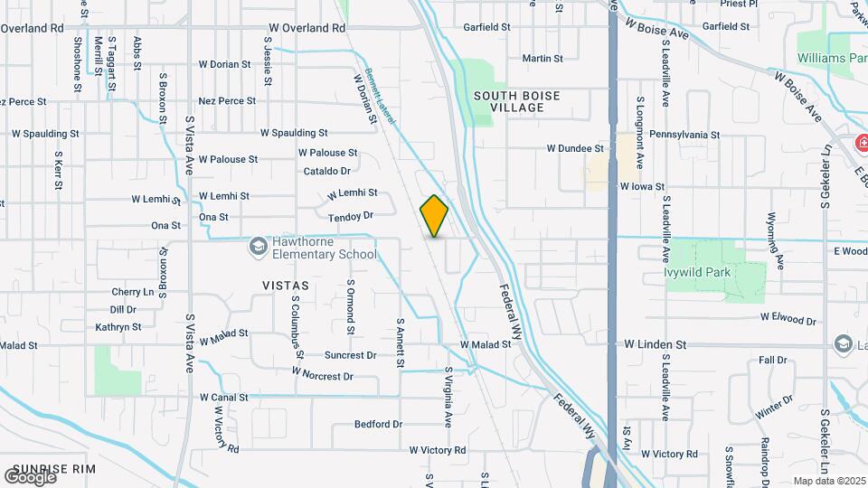 1695 W Targee St Map and Location Details