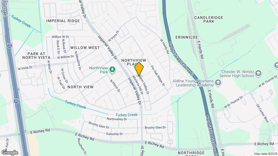 16015 Youpon Valley Dr Map and Location Details