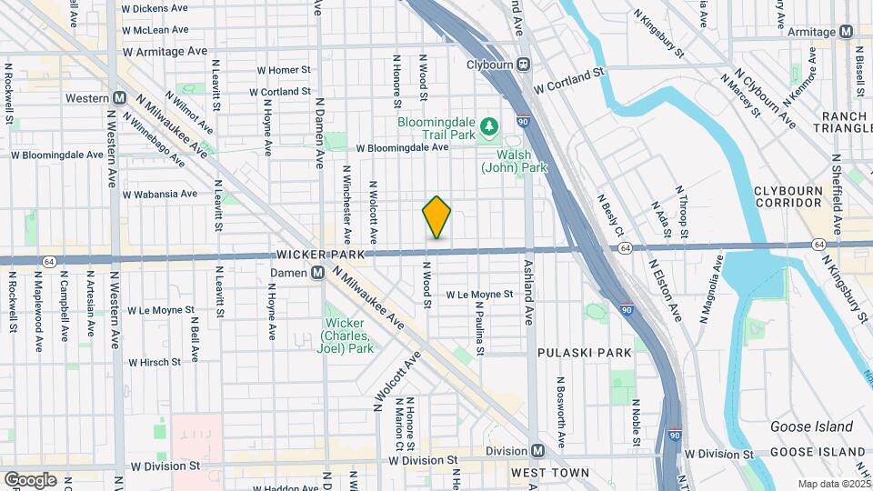 1746 - 1748 W North Ave Map and Location Details
