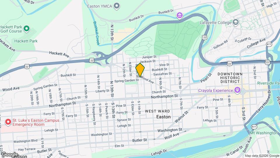 200 N 11th St Map and Location Details