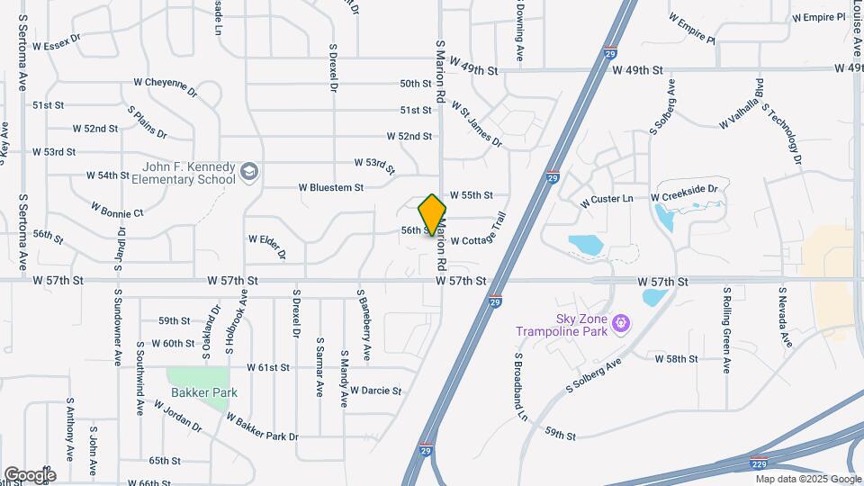 Pebble Creek Apartments - 5405 Map and Location Details