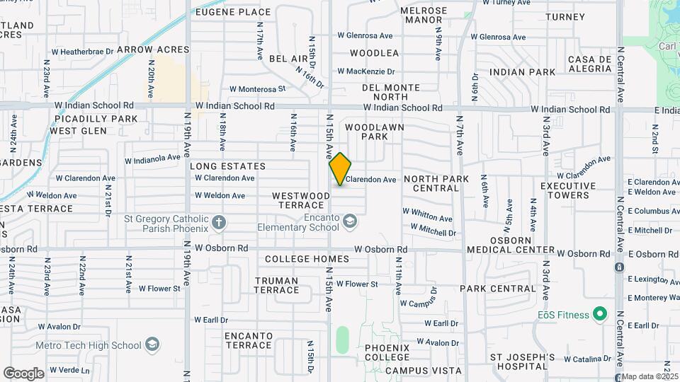 1410 W Weldon Map and Location Details