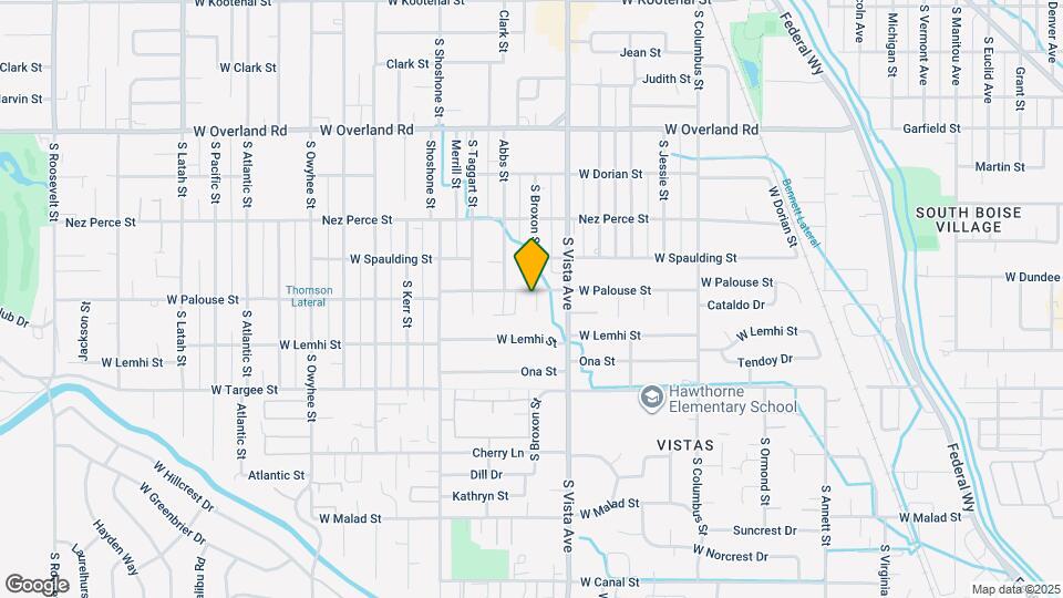 2705 W Palouse St Map and Location Details