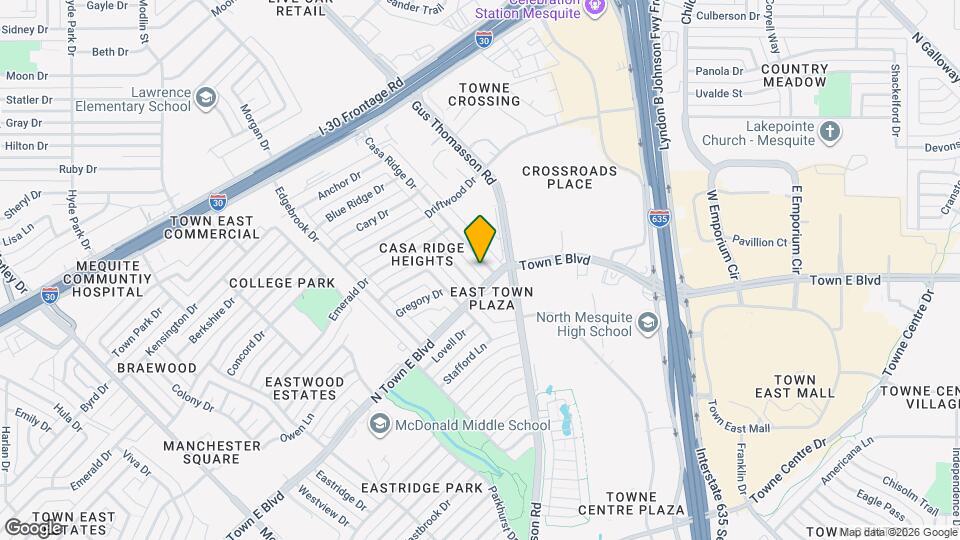 3511 Casa Ridge Dr Map and Location Details
