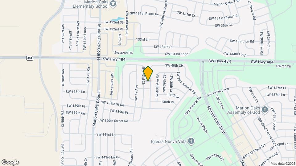 13731 SW 40th Cir Mapa y Detalles de la Ubicación