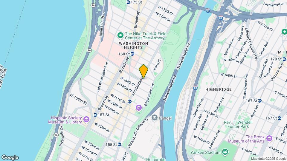 2119 Amsterdam Ave Map and Location Details