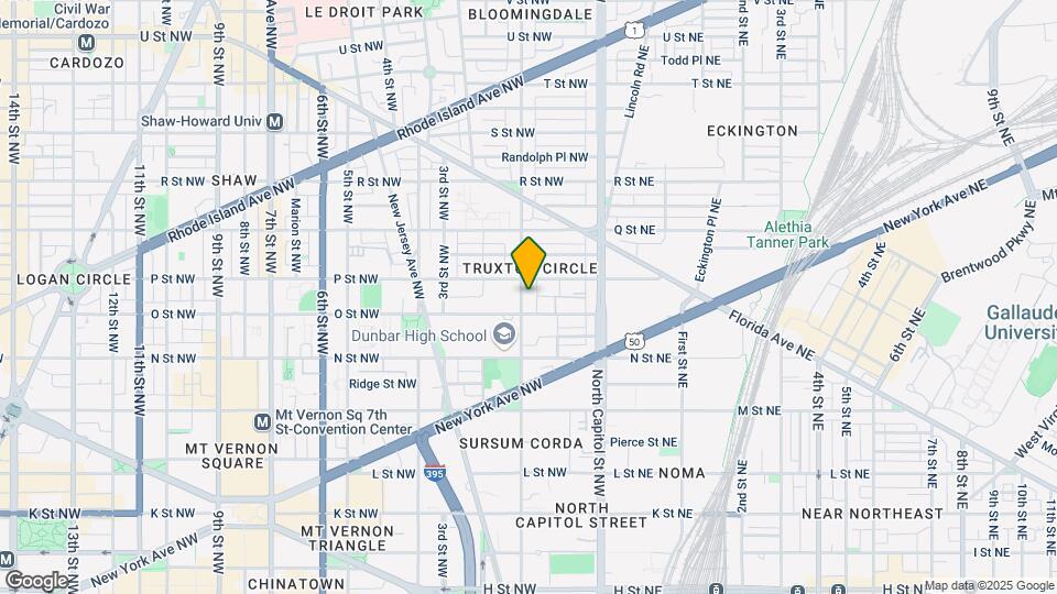 1421 1st St NW Map and Location Details