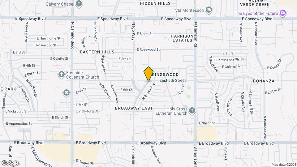 550 N Gollob Rd Map and Location Details