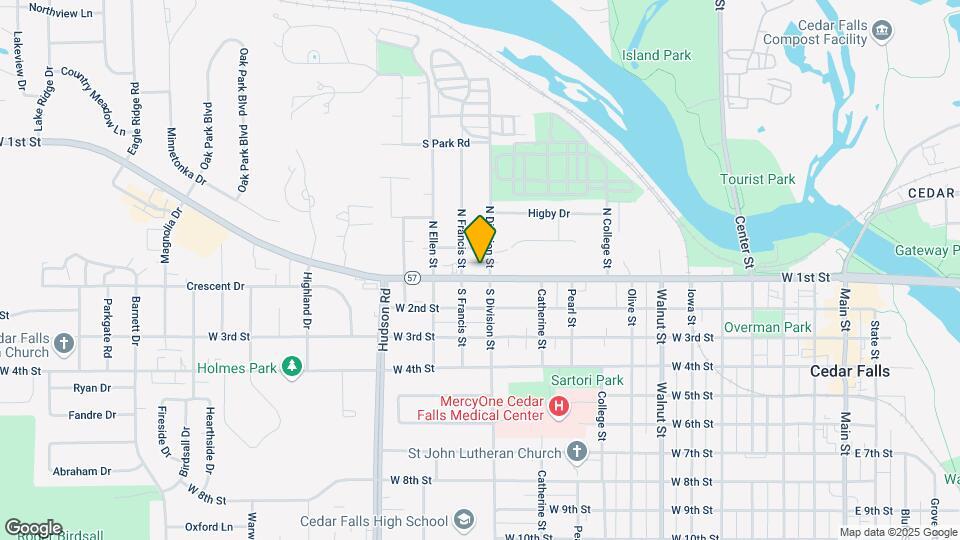 1311 W 1st St Map and Location Details