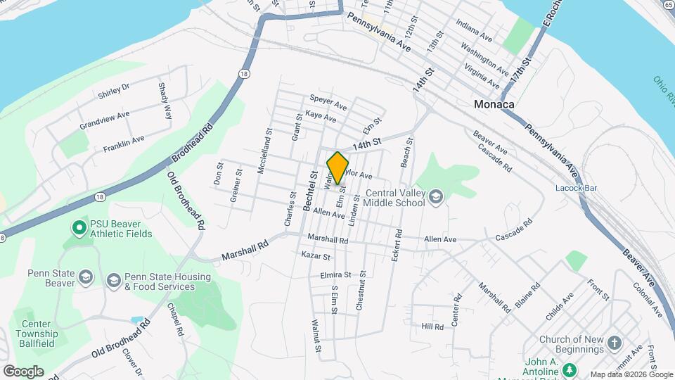 1098 Elm St Map and Location Details