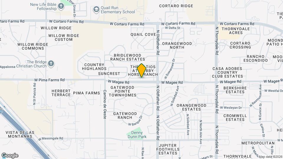 4307 W Bunk House Rd Map and Location Details