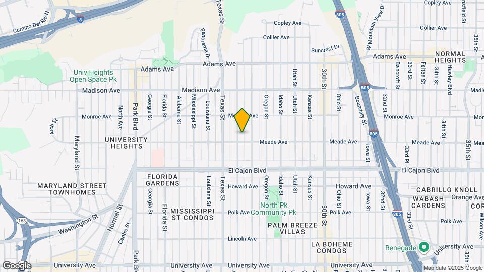 4423 Arizona St Map and Location Details
