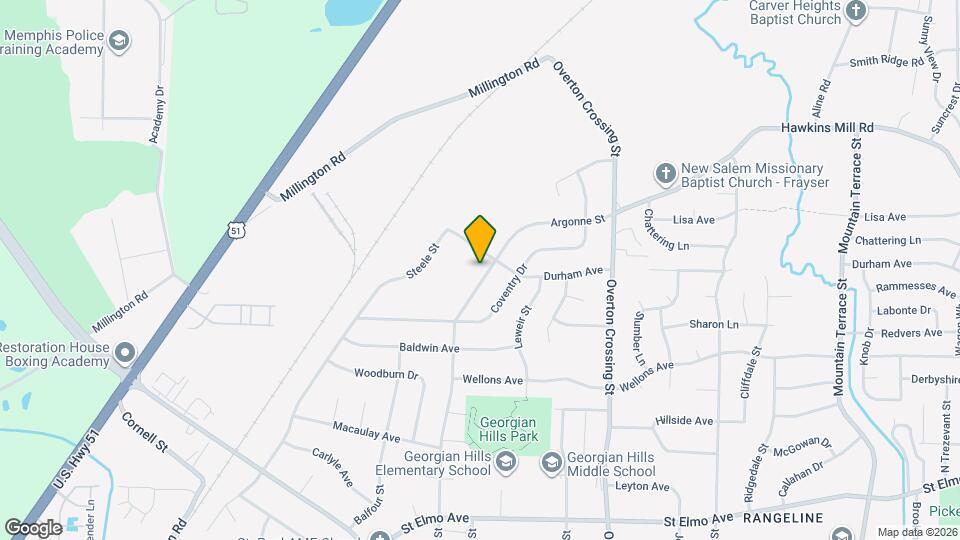 4183 Argonne St Map and Location Details